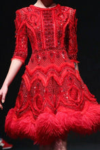 Hand Embellished Short Couture Dress