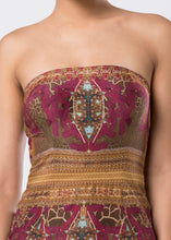 STRAPLESS SHIFT DRESS