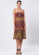 STRAPLESS SHIFT DRESS