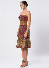STRAPLESS SHIFT DRESS