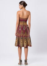 STRAPLESS SHIFT DRESS