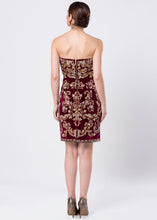 VELVET SHEATH DRESS