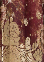 ASYMMETRICAL BROCADE DRESS