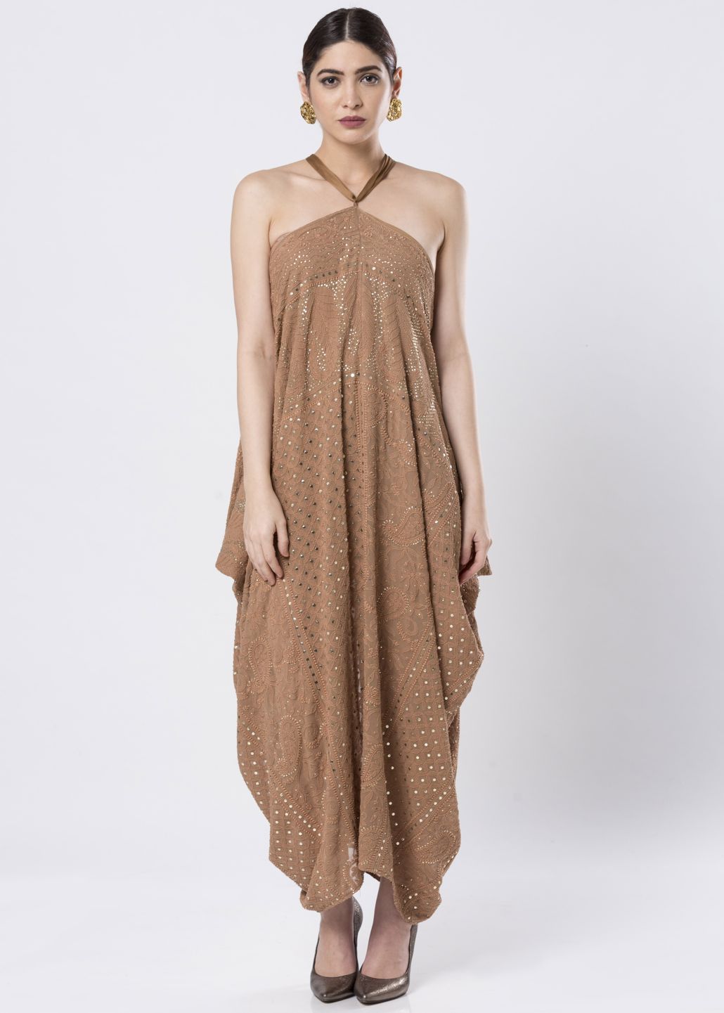 CHIKANKARI EMBROIDERED DRESS