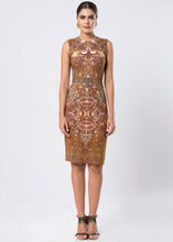 PRINTED SHEATH DRESS