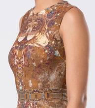 PRINTED SHEATH DRESS