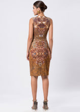 PRINTED SHEATH DRESS