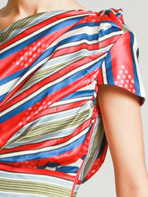 Fabia silk pleated dress