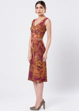 PRINTED SHEATH DRESS