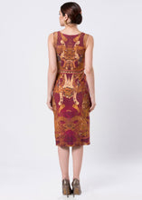 PRINTED SHEATH DRESS