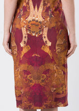 PRINTED SHEATH DRESS