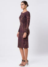 PRINTED SHEATH DRESS