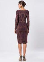 PRINTED SHEATH DRESS
