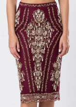 EMBELLISHED BLOUSE & SKIRT SET