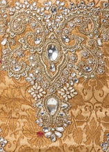 HAND EMBROIDERED BROCADE DRESS