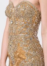 HAND EMBROIDERED BROCADE DRESS