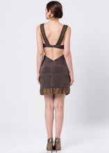 V- NECK SHORT DRESS