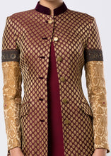 LONG BROCADE JACKET