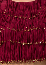 VELVET TOP & SEQUINED SKIRT