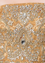 HAND EMBROIDERED BROCADE DRESS