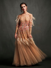 EMBROIDERED GOWN