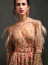 EMBROIDERED GOWN