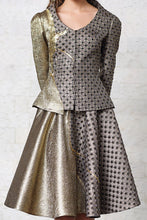 Hand Beaded Painted Jacket & Skirt