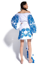 Linen Dress 'GARDEN ROSES'