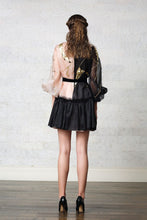 Embroidered Hand-Painted Cocktail Dress
