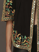 Embroidered Short Cape