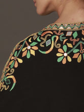 Embroidered Short Cape