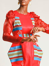 Zita- Hand Woven Silk Dress
