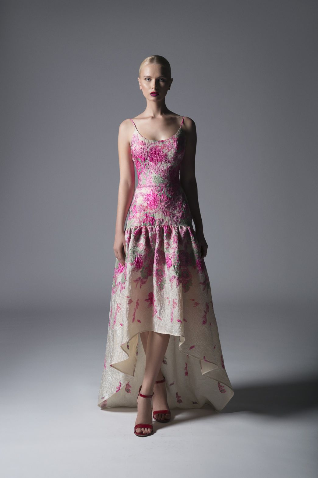 SLEEVELESS ORGANZA DRESS
