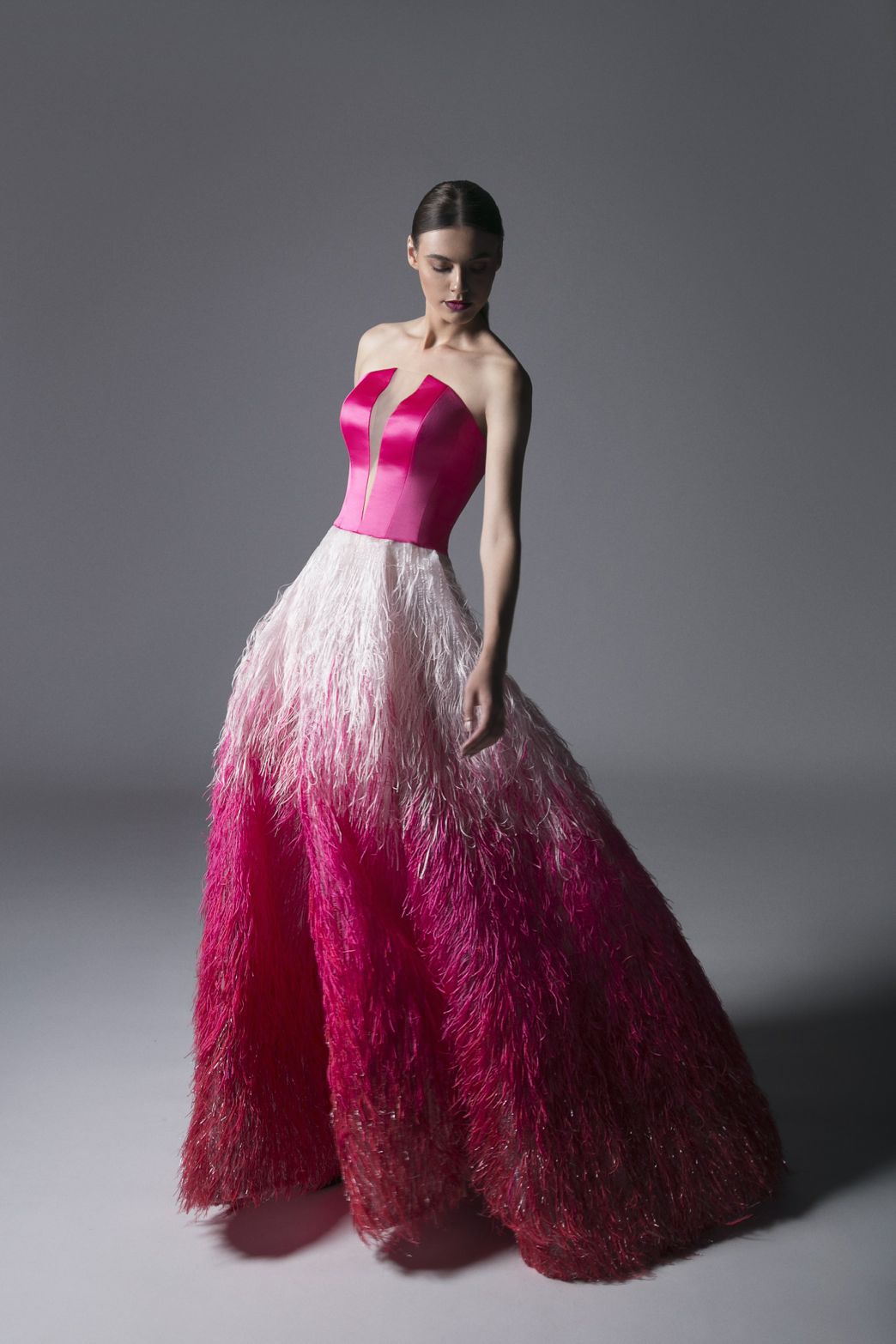 PLUME BALL GOWN
