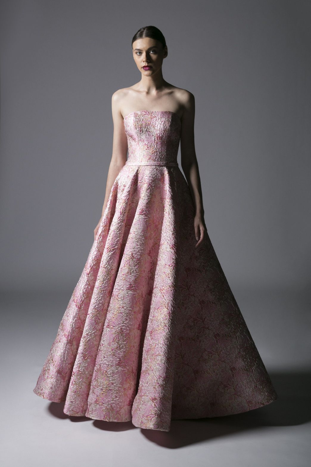 STRAPLESS A-LINE DRESS