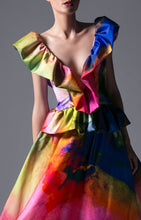 RUFFLED PERPLUM DRESS