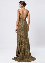 SEQUINED GOWN