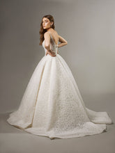 Sheer Effect Wedding Gown GEMMA