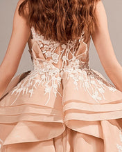 Embellished Ruffled Gown ABILENE