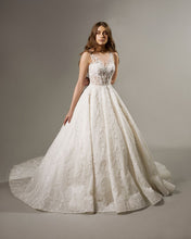 Illusion Square-Neck Gown ALIVIA