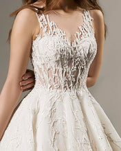 Illusion Square-Neck Gown ALIVIA