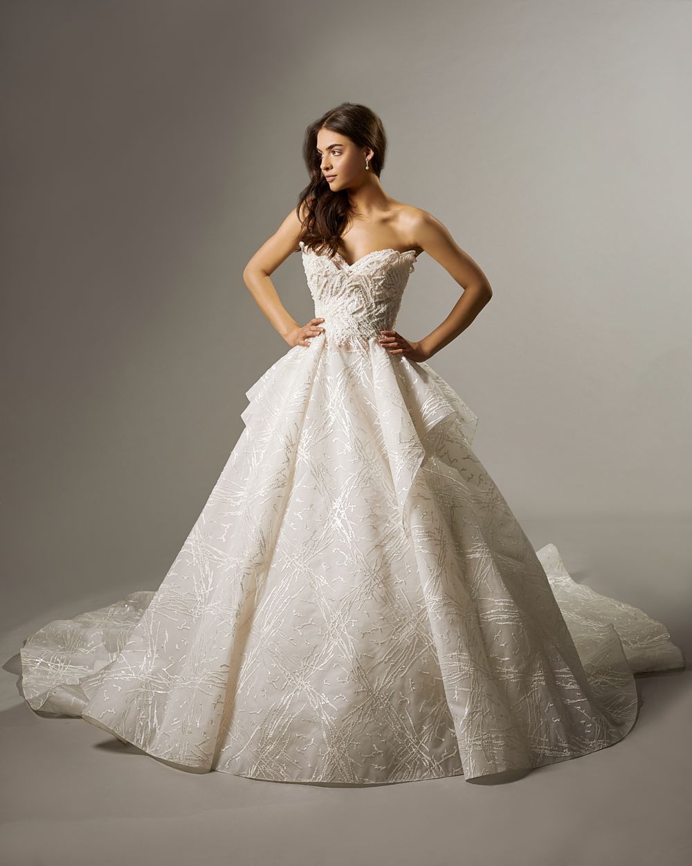 Hand Embellished Couture Gown AGATA