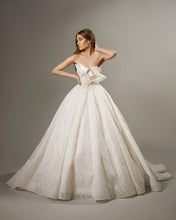 Hand Embellished Gown AGUAMARINA