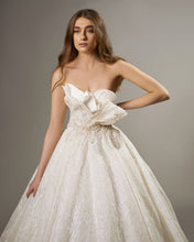 Hand Embellished Gown AGUAMARINA
