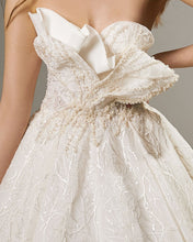 Hand Embellished Gown AGUAMARINA