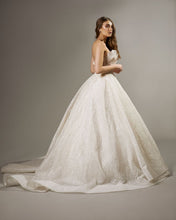 Hand Embellished Gown AGUAMARINA