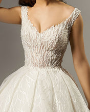 V-Neck Couture Gown JARCARANDA