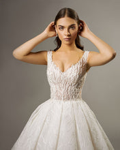 V-Neck Couture Gown JARCARANDA