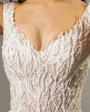 V-Neck Couture Gown JARCARANDA