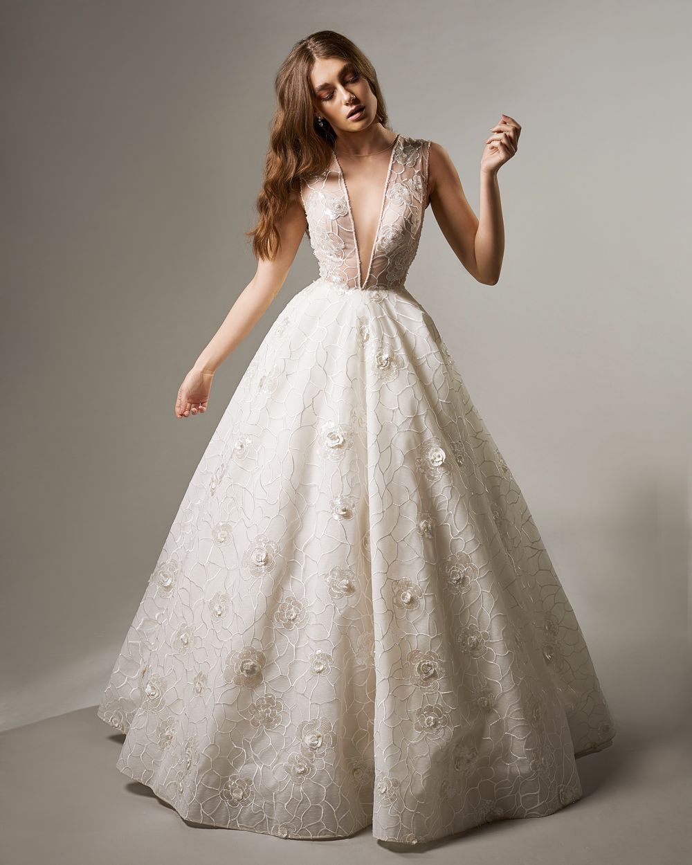 Handmade Floral Gown ROSAL